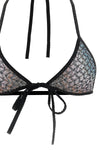 lamé viscose blend bikini