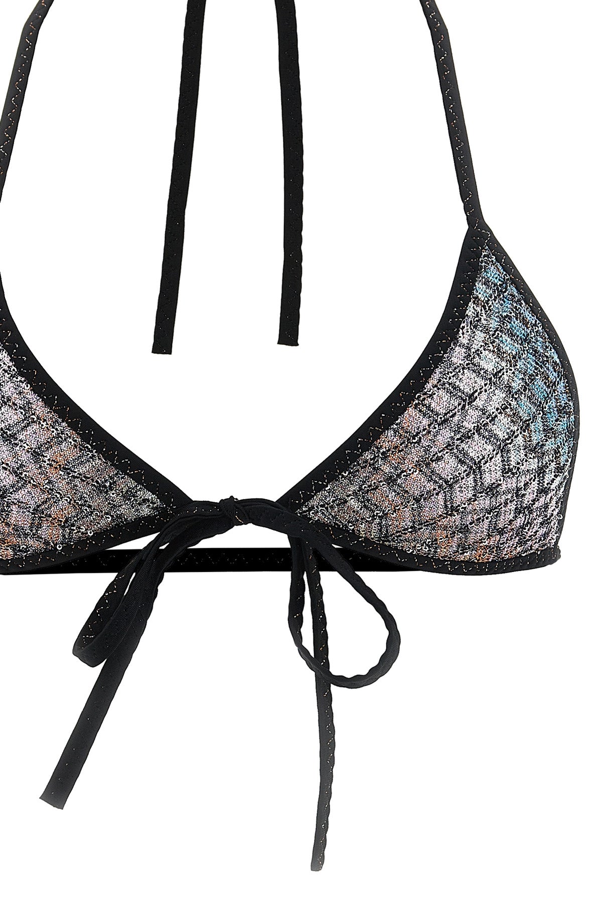 lamé viscose blend bikini