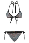 lamé viscose blend bikini