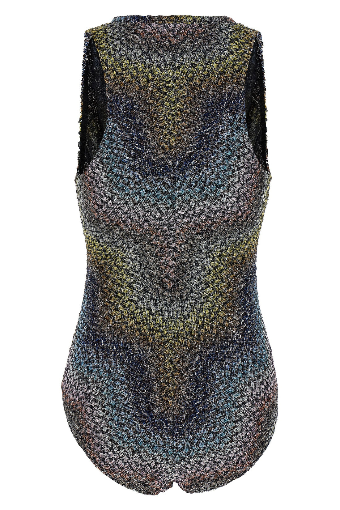 MISSONI 40 one-piece swimsuit in all-over micro sequin lamé blend made