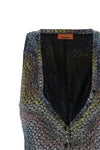 one-piece swimsuit in all-over micro sequin lamé blend made