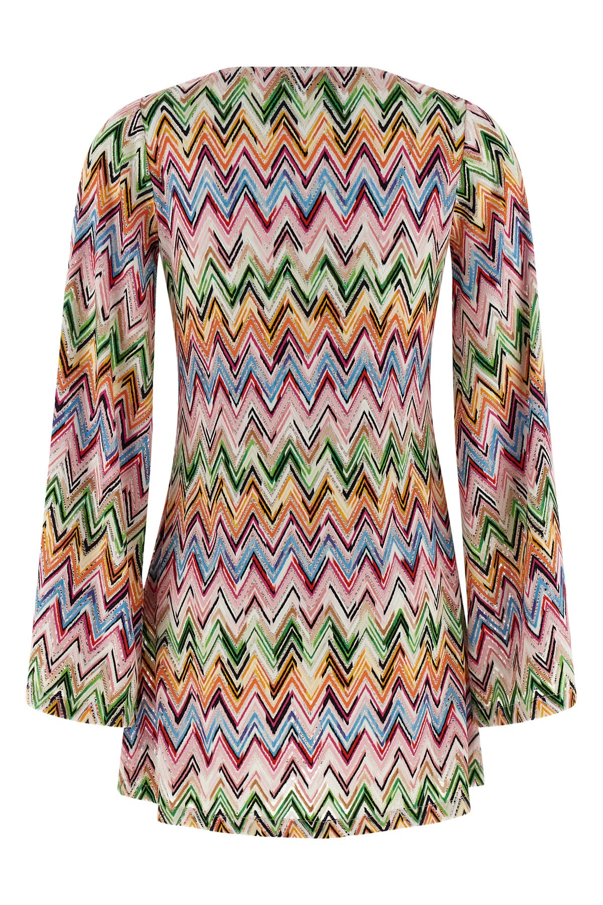 mini dress in openwork viscose blend