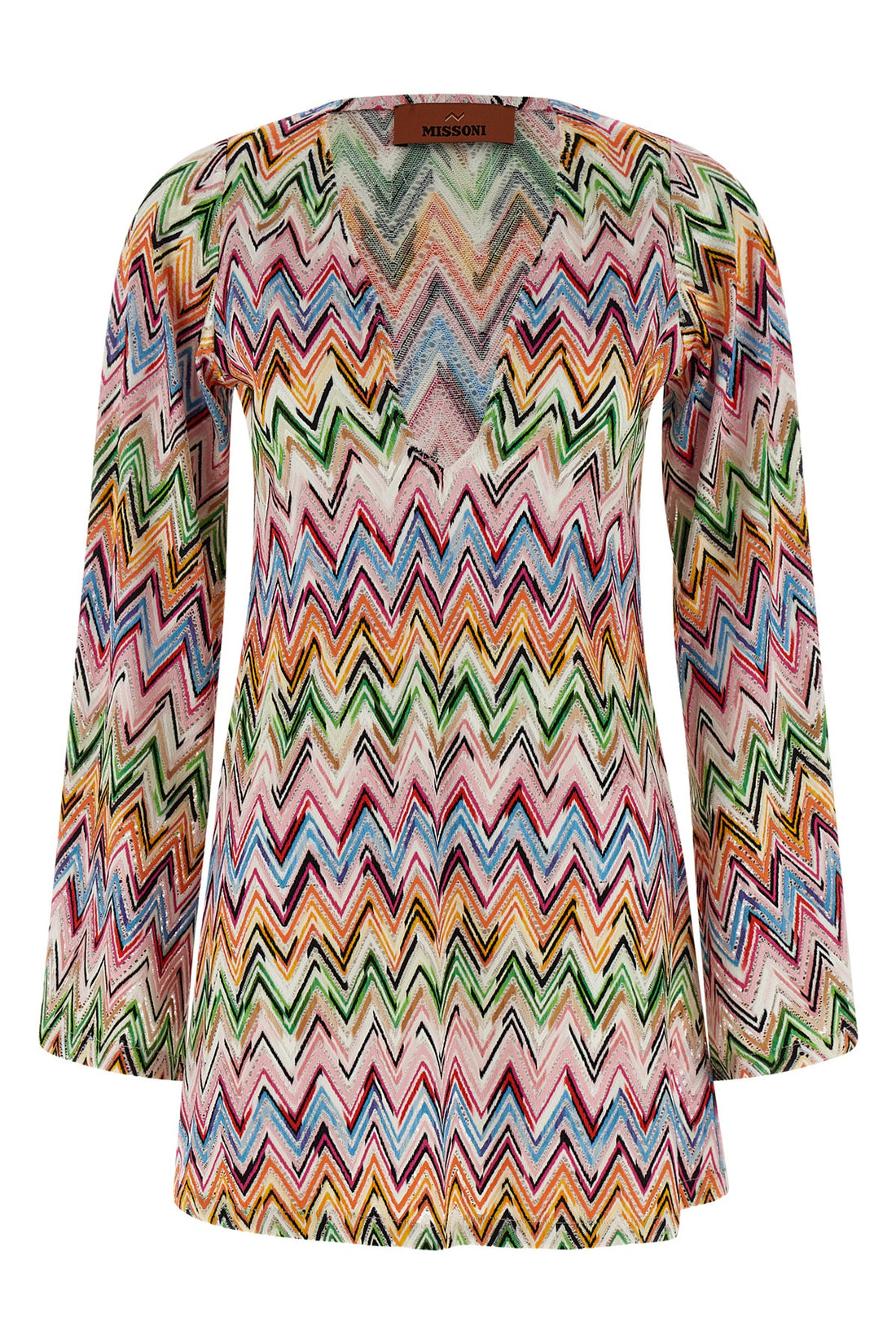 MISSONI 40 mini dress in openwork viscose blend