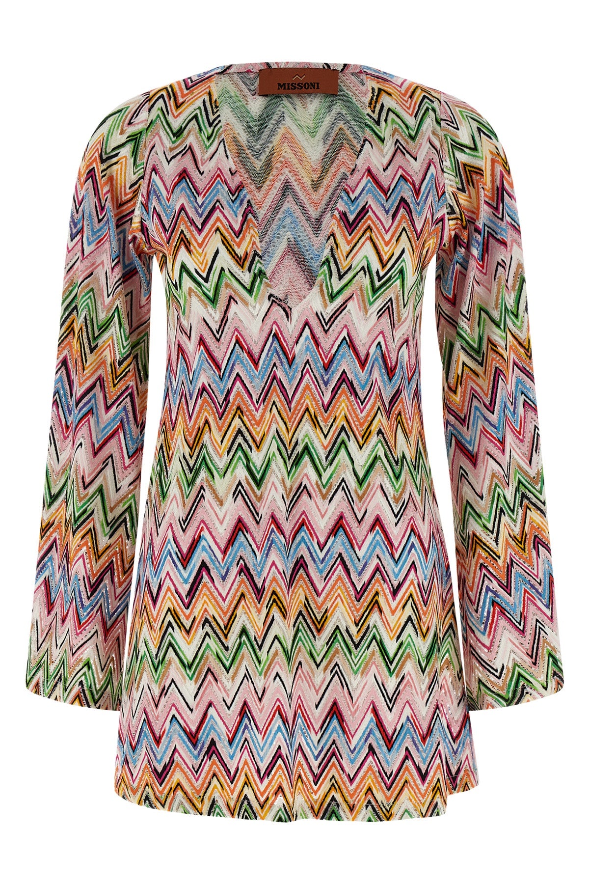 mini dress in openwork viscose blend