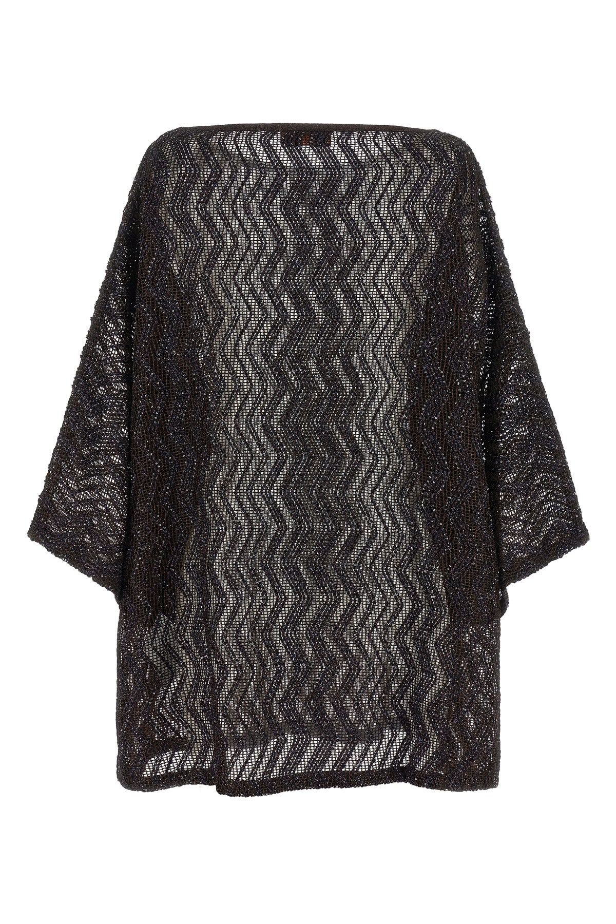viscose blend mesh mini dress