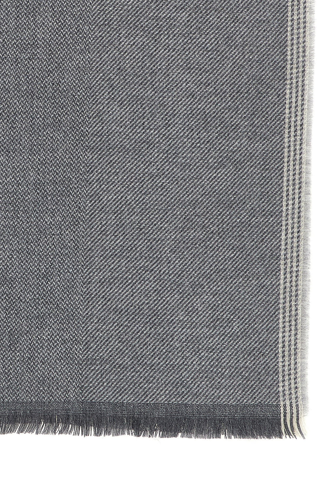 BRUNELLO CUCINELLI OS the diagonally woven brunello cucinelli scarf