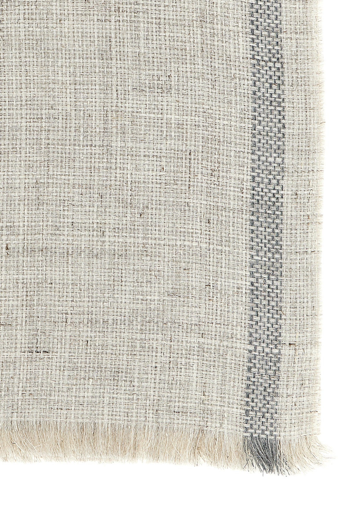bouclé weave linen scarf