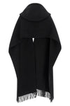 shaved wool and cashmere knit scarf