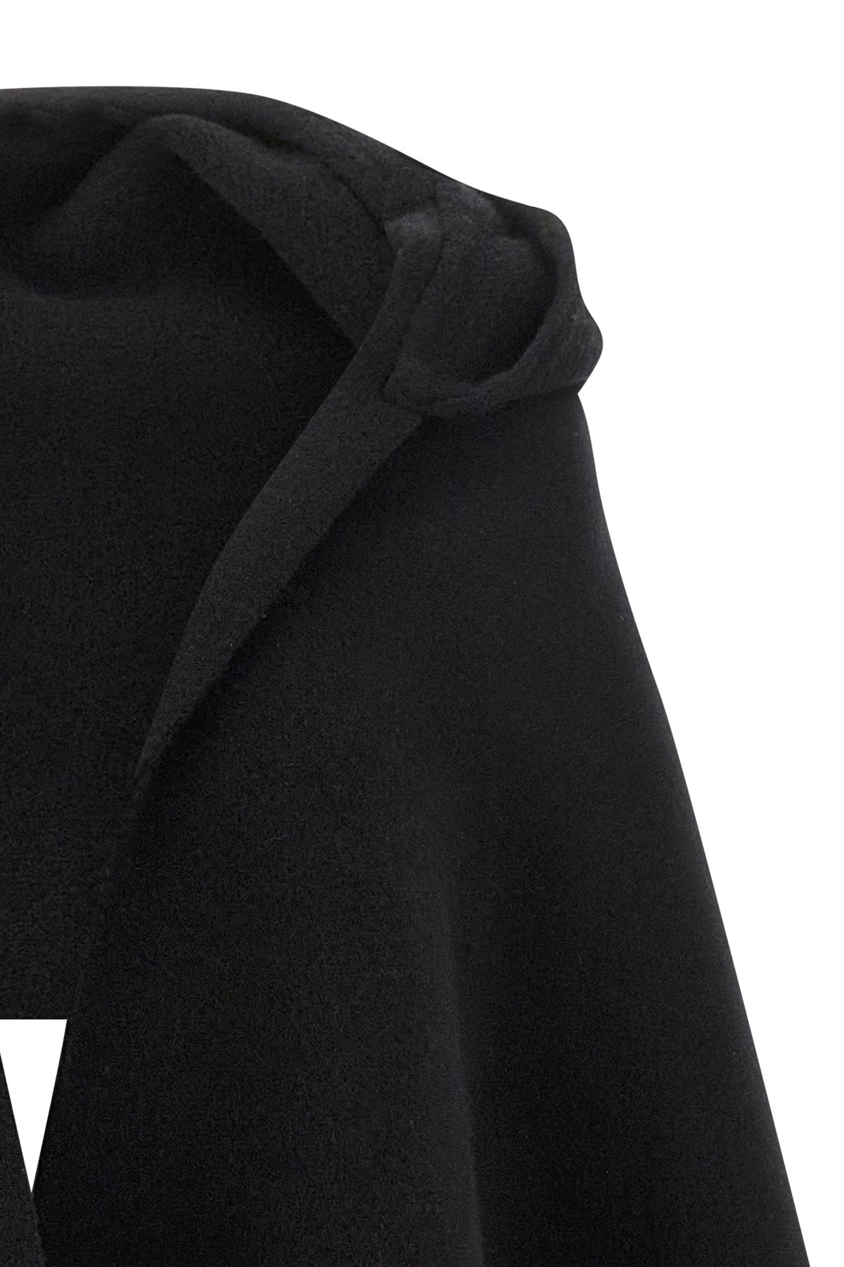 shaved wool and cashmere knit scarf