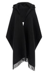 shaved wool and cashmere knit scarf