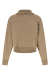 crop wool cardigan
