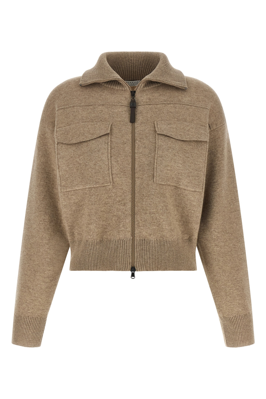 BRUNELLO CUCINELLI M crop wool cardigan