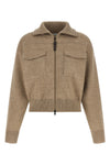 crop wool cardigan