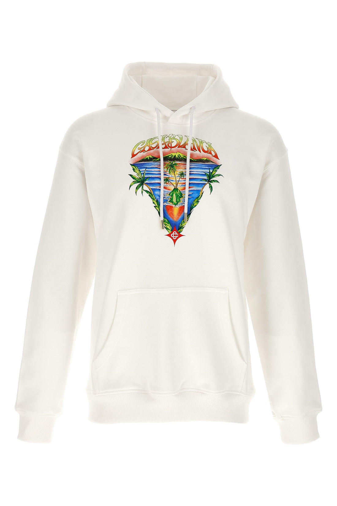 CASABLANCA L brushed cotton hoodie