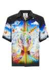 all-over the essential experience print silk twill shirt