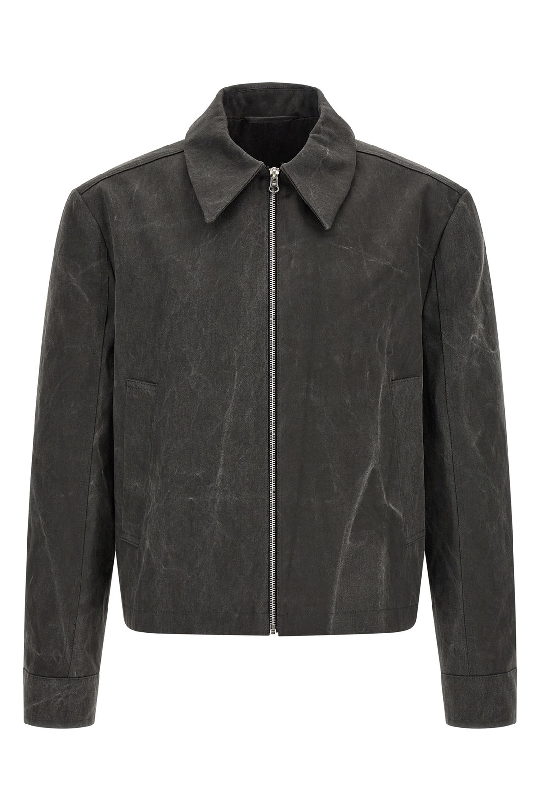 SÉFR XL tazio jacket in italian cotton fabric dyed in a marble-effect garment