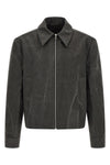 tazio jacket in italian cotton fabric dyed in a marble-effect garment
