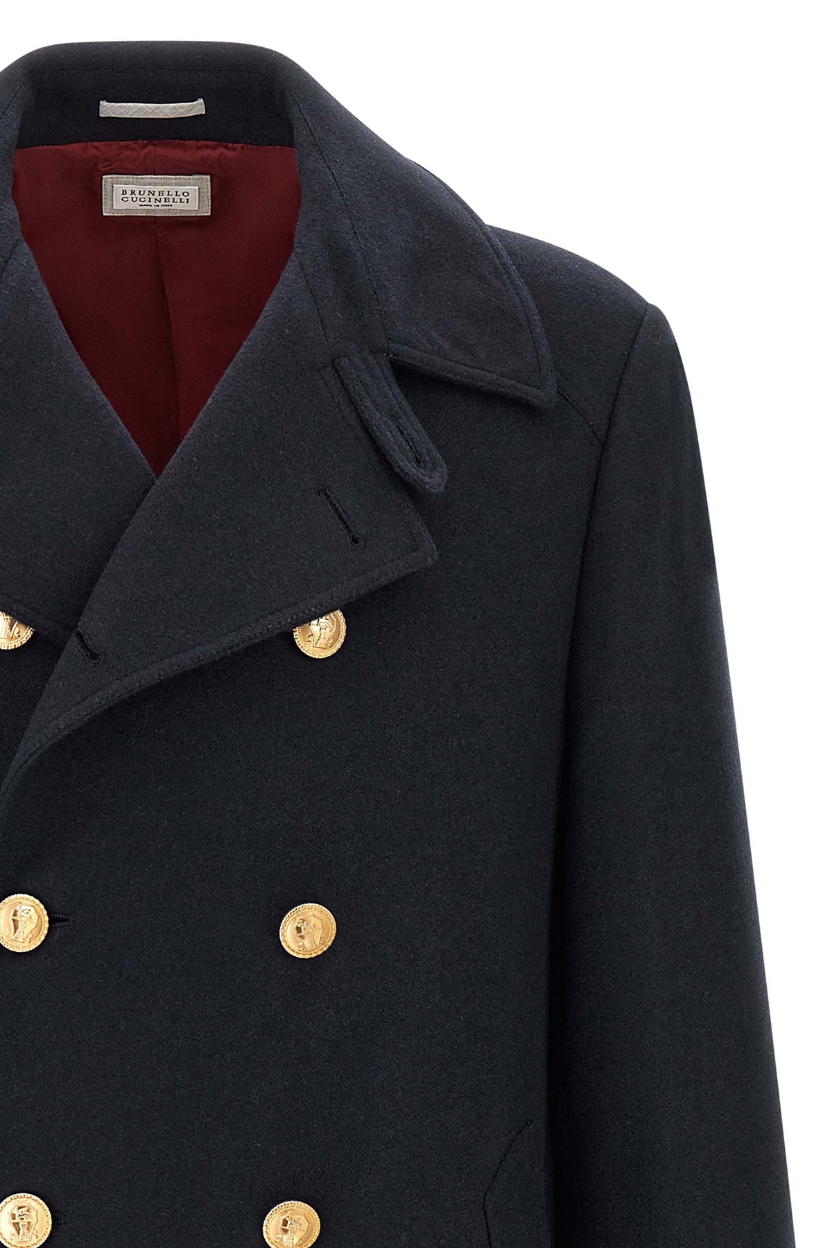 the brunello cucinelli double-breasted coat