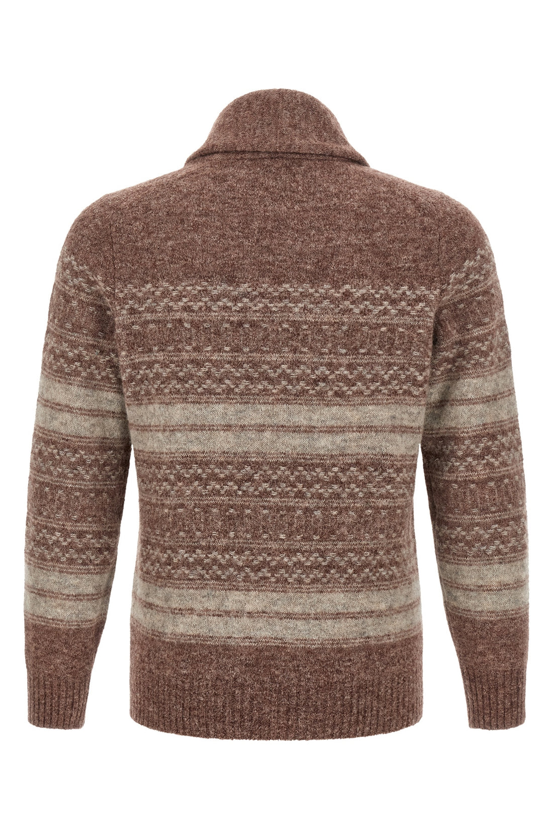 BRUNELLO CUCINELLI 46 the brunello cucinelli nordic jacquard cardigan