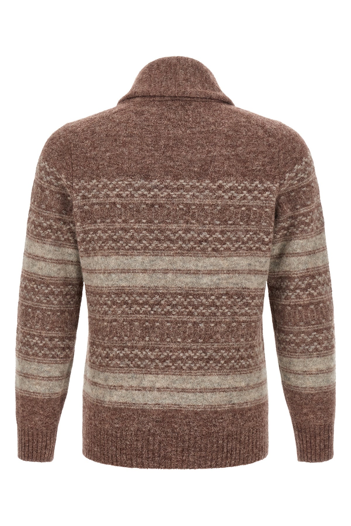 the brunello cucinelli nordic jacquard cardigan