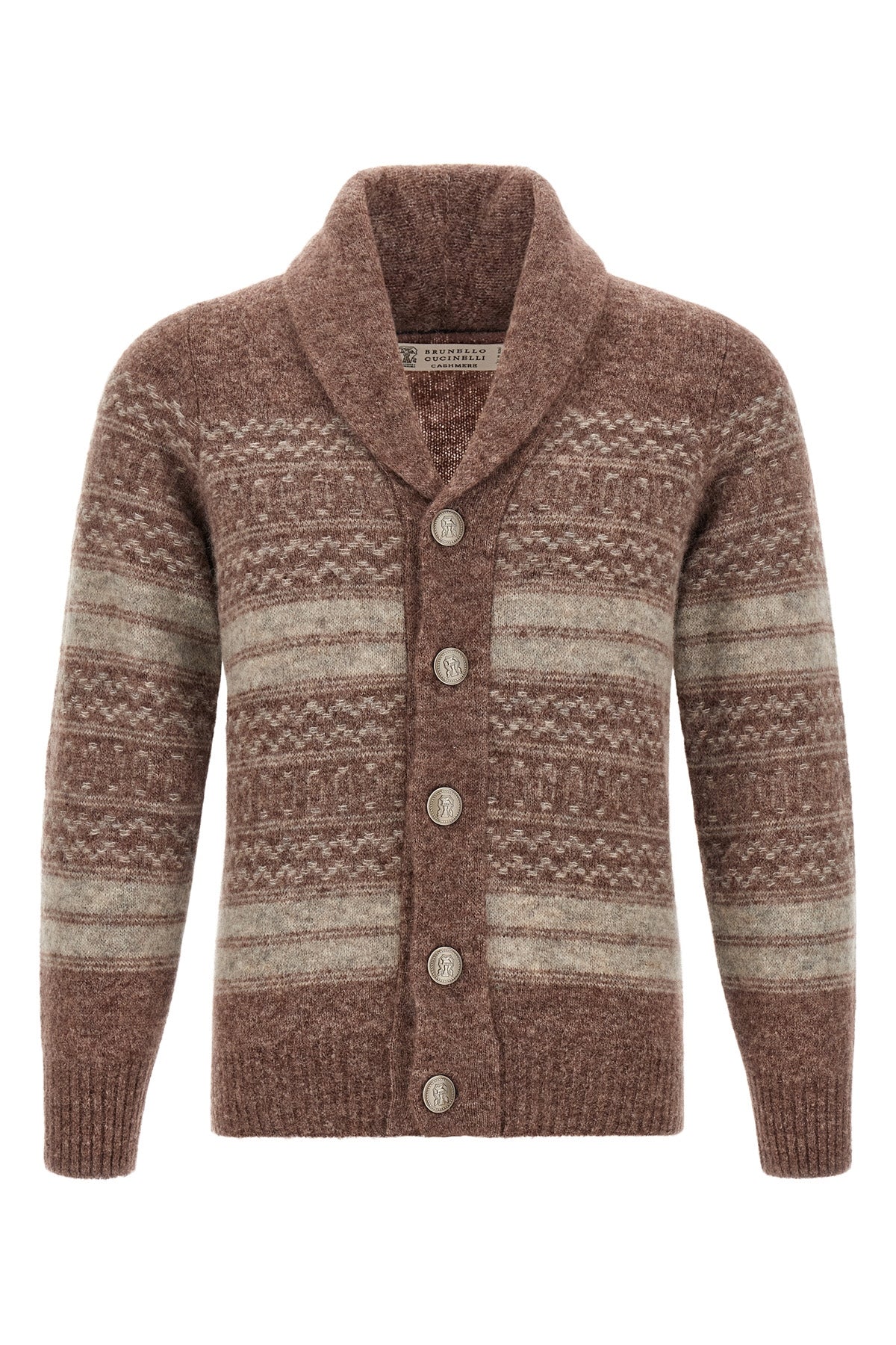 the brunello cucinelli nordic jacquard cardigan