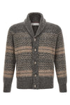 brunello cucinellis nordic jacquard cardigan defines winter layering through
