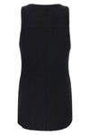 947 tank top in ribbed cotton and linen blend