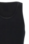947 tank top in ribbed cotton and linen blend