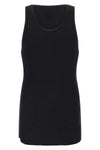 947 tank top in ribbed cotton and linen blend