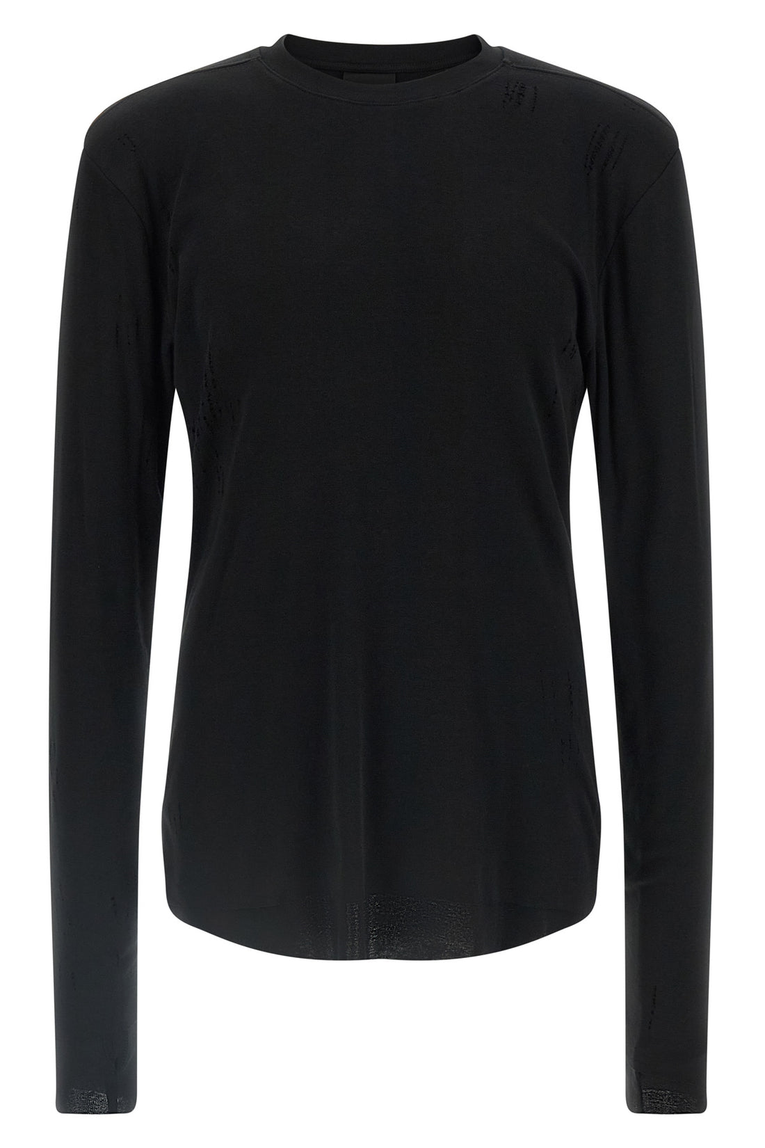 THOM KROM L the thom krom m ts 969 long sleeve t-shirt in lightweight pure cotton jersey