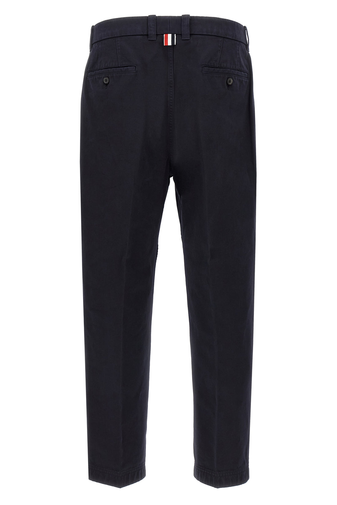 THOM BROWNE 3 utility trousers in garment-dyed cotton twill