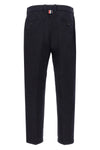 utility trousers in garment-dyed cotton twill