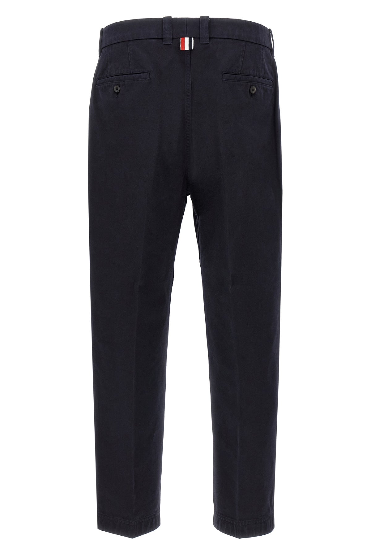 utility trousers in garment-dyed cotton twill