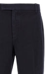 utility trousers in garment-dyed cotton twill