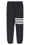 track shiny ripstop joggers