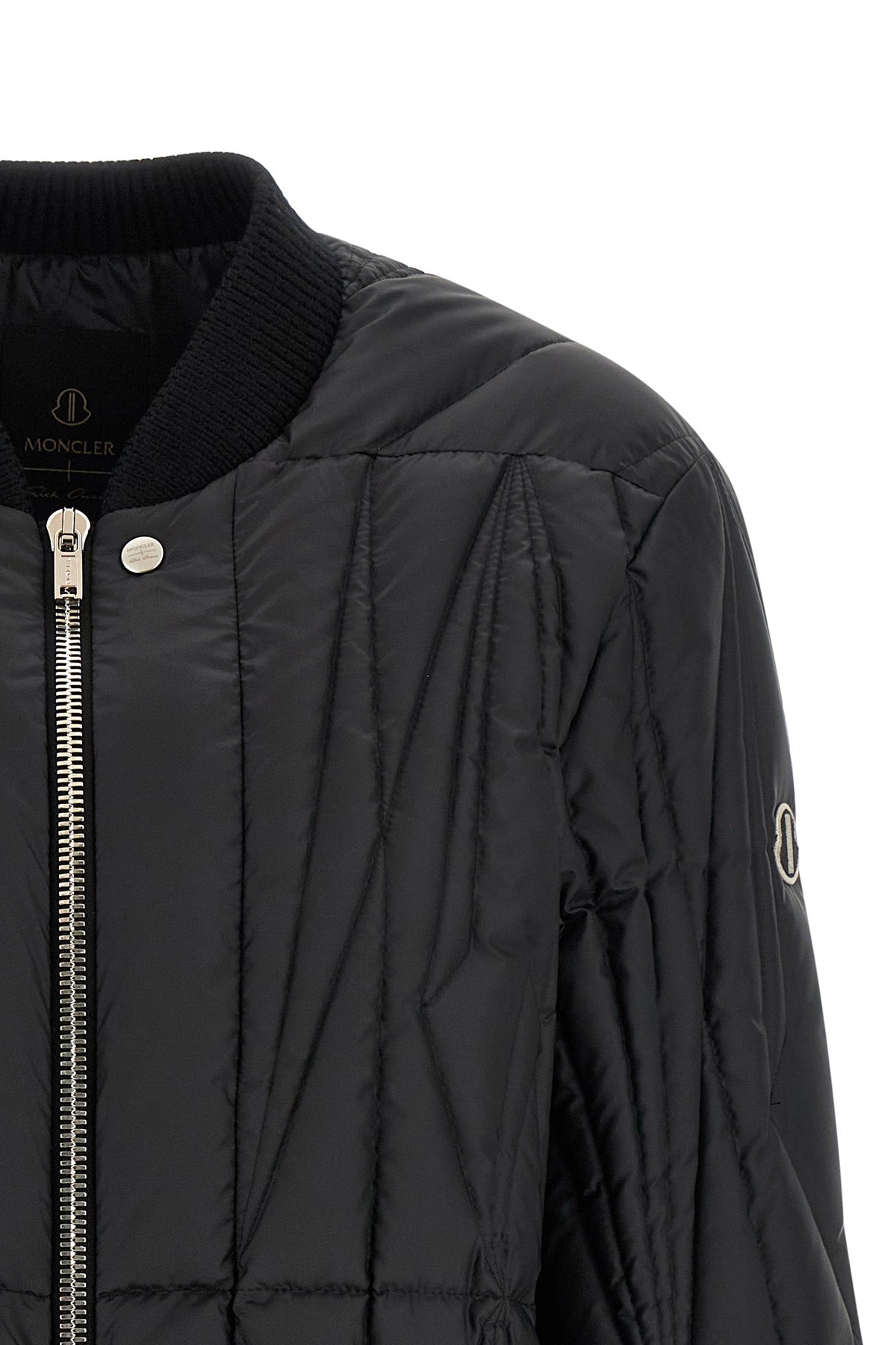 moncler + rick owens geocamo flight down jacket in saison longue