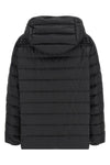 moncler + rick owens ziplock down jacket in quilted saison longue