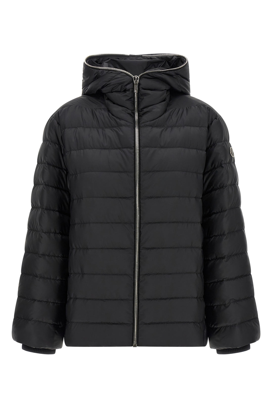 RICK OWENS 0 moncler + rick owens ziplock down jacket in quilted saison longue