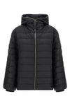 moncler + rick owens ziplock down jacket in quilted saison longue