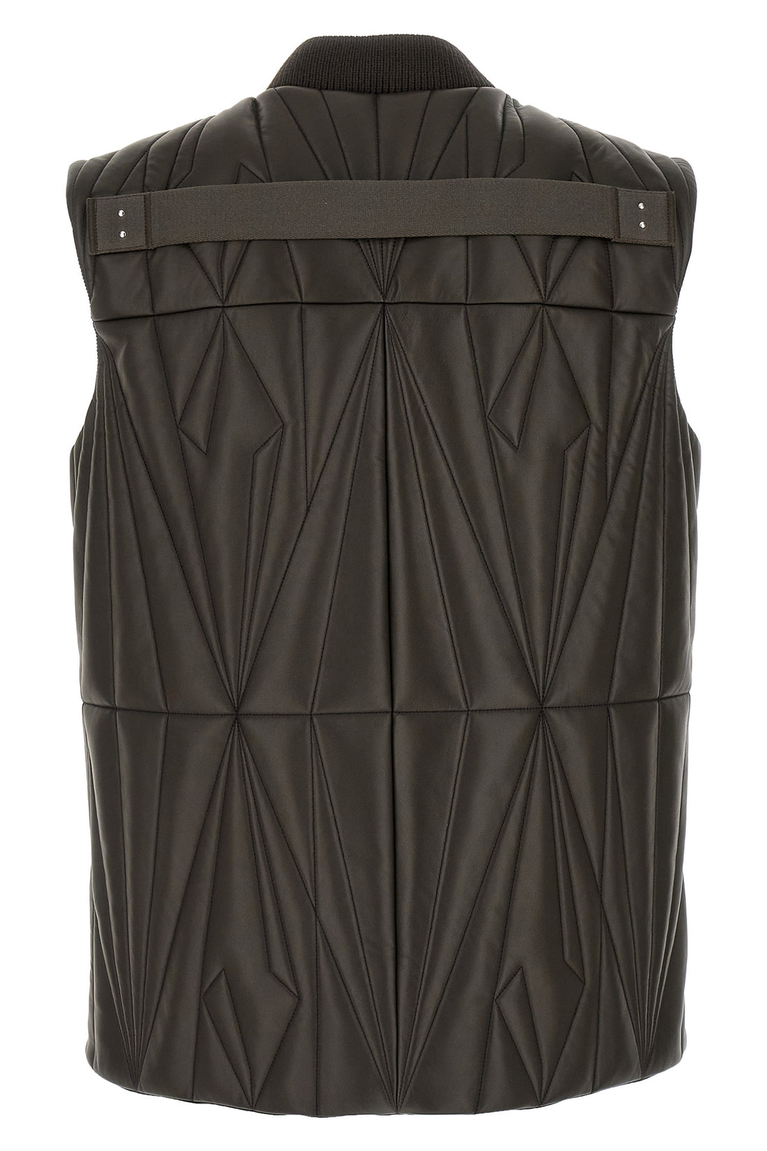 RICK OWENS 2 moncler + rick owens geocamo flight leather vest