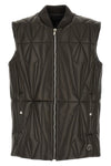 moncler + rick owens geocamo flight leather vest