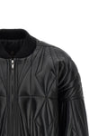 moncler + rick owens geocamo leather bomber jacket