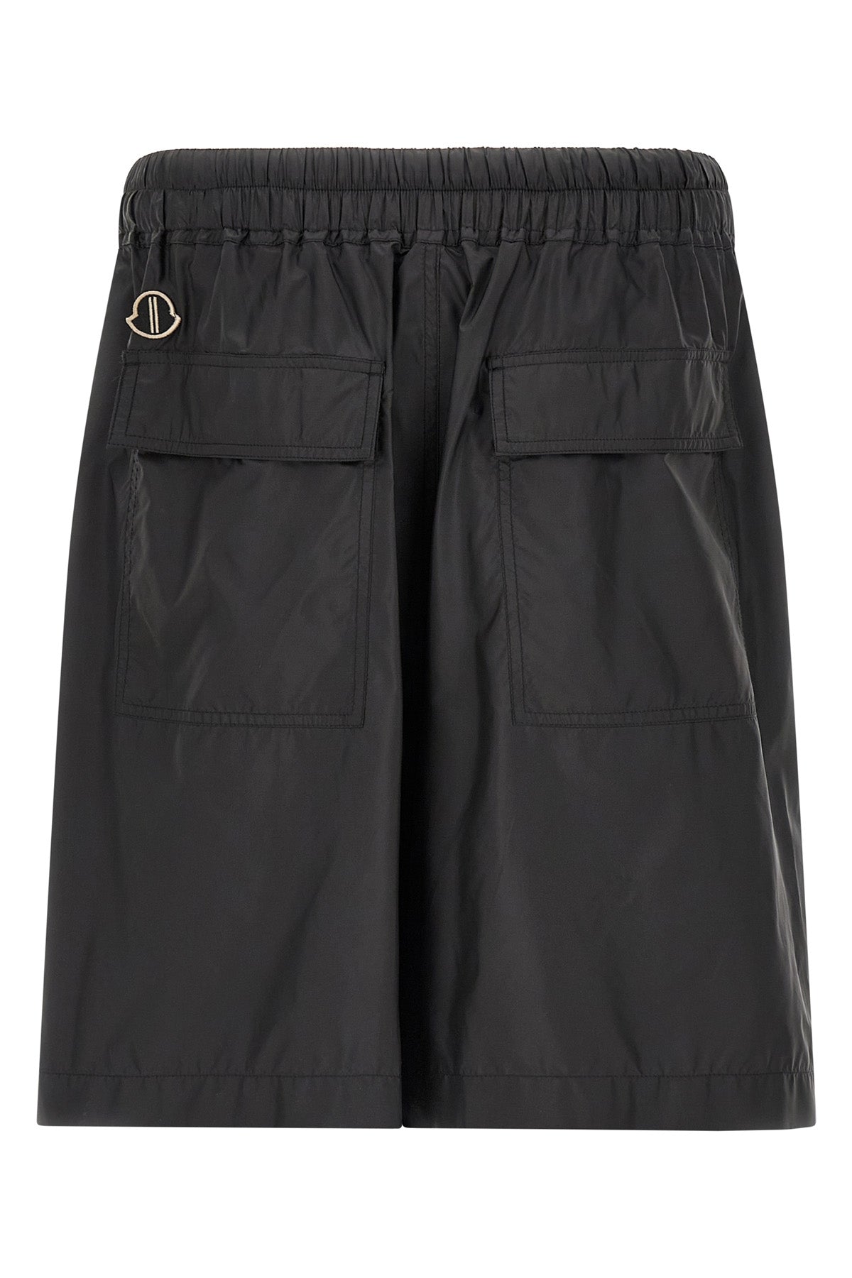 moncler + rick owens kiltshorts bermuda shorts in technical fabric