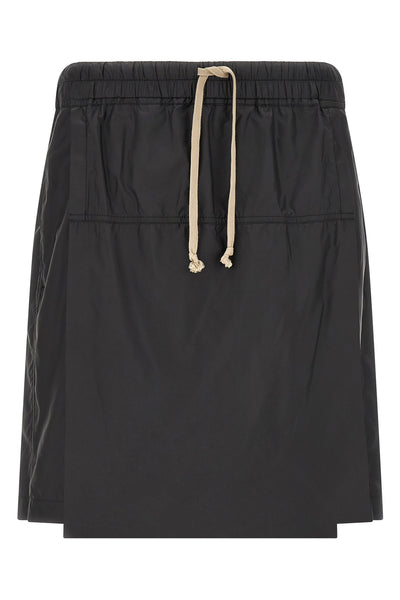 moncler + rick owens kiltshorts bermuda shorts in technical fabric