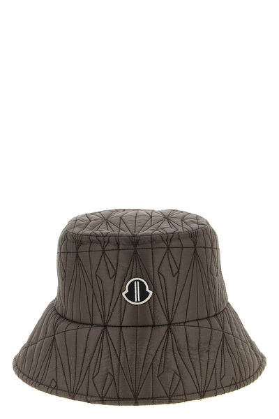 moncler + rick owens bucket hat in saison longue