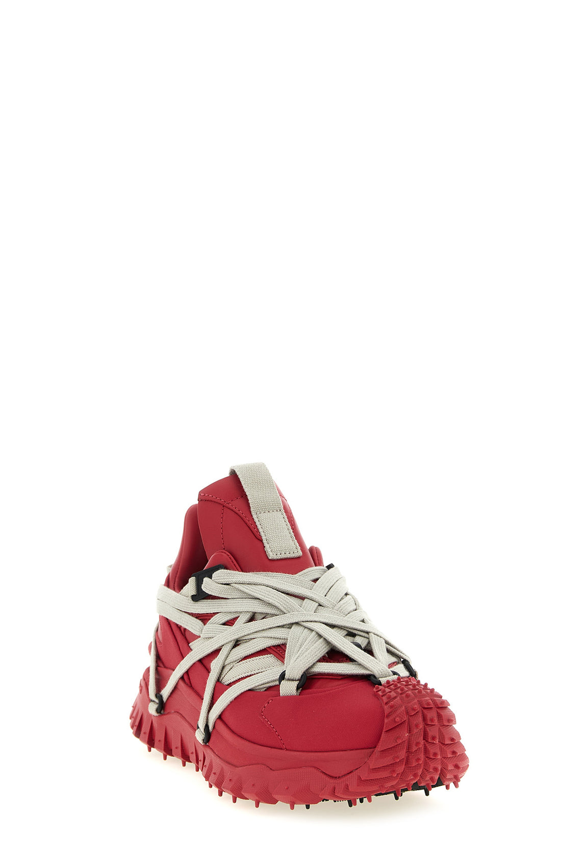 RICK OWENS 36 moncler + rick owens trailgrip megalace sneakers in stretch ripstop