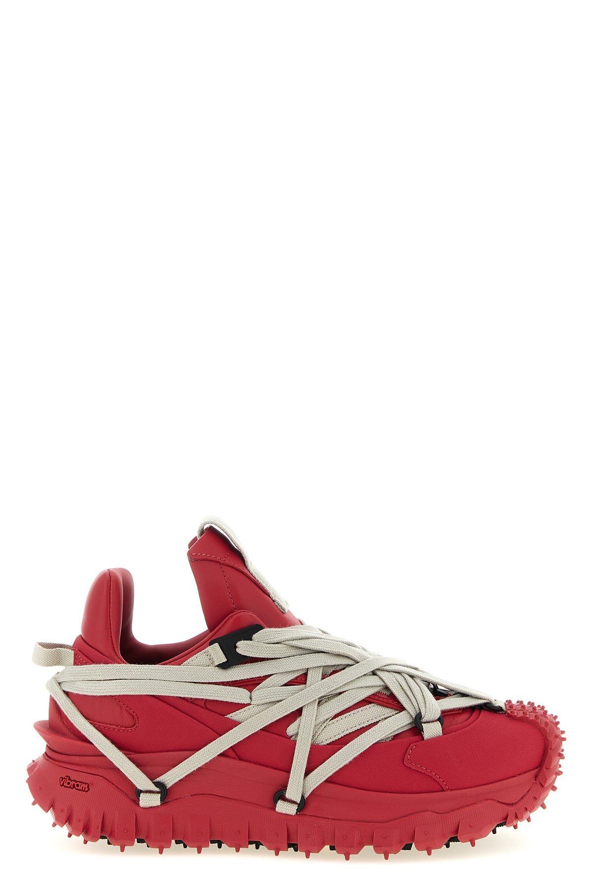 moncler + rick owens trailgrip megalace sneakers in stretch ripstop