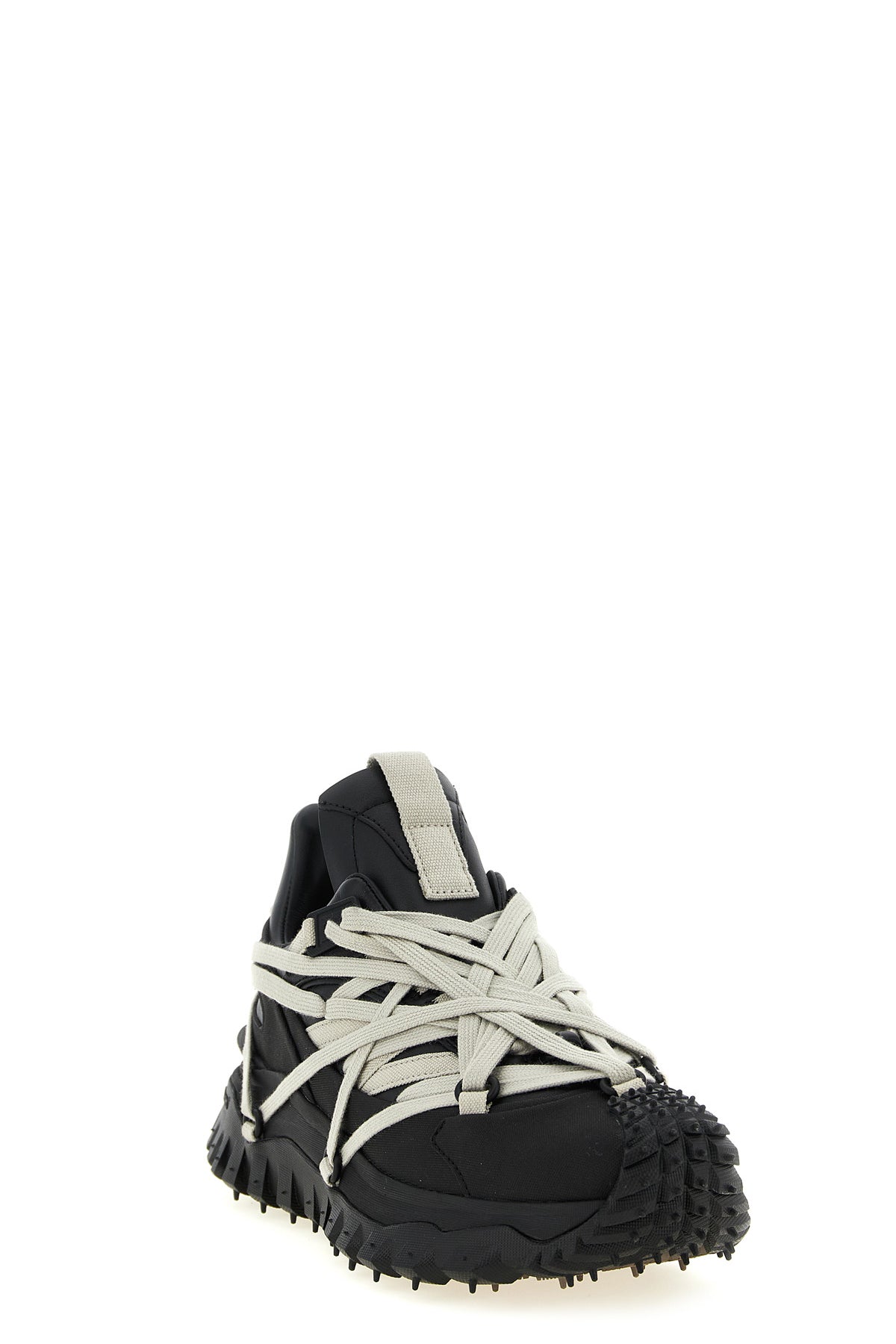moncler + rick owens trailgrip megalace sneakers in stretch ripstop