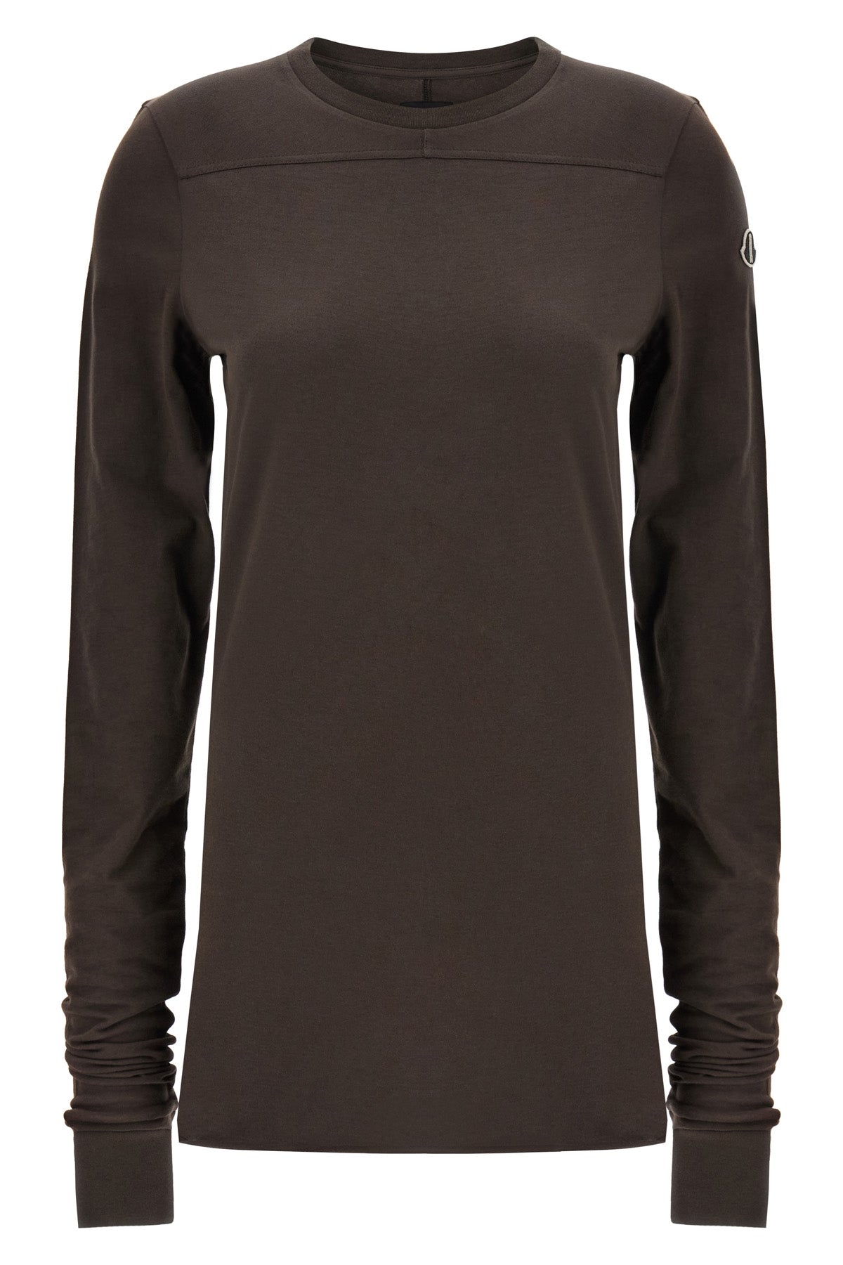 moncler + rick owens t-shir girder t in stretch cotton jersey