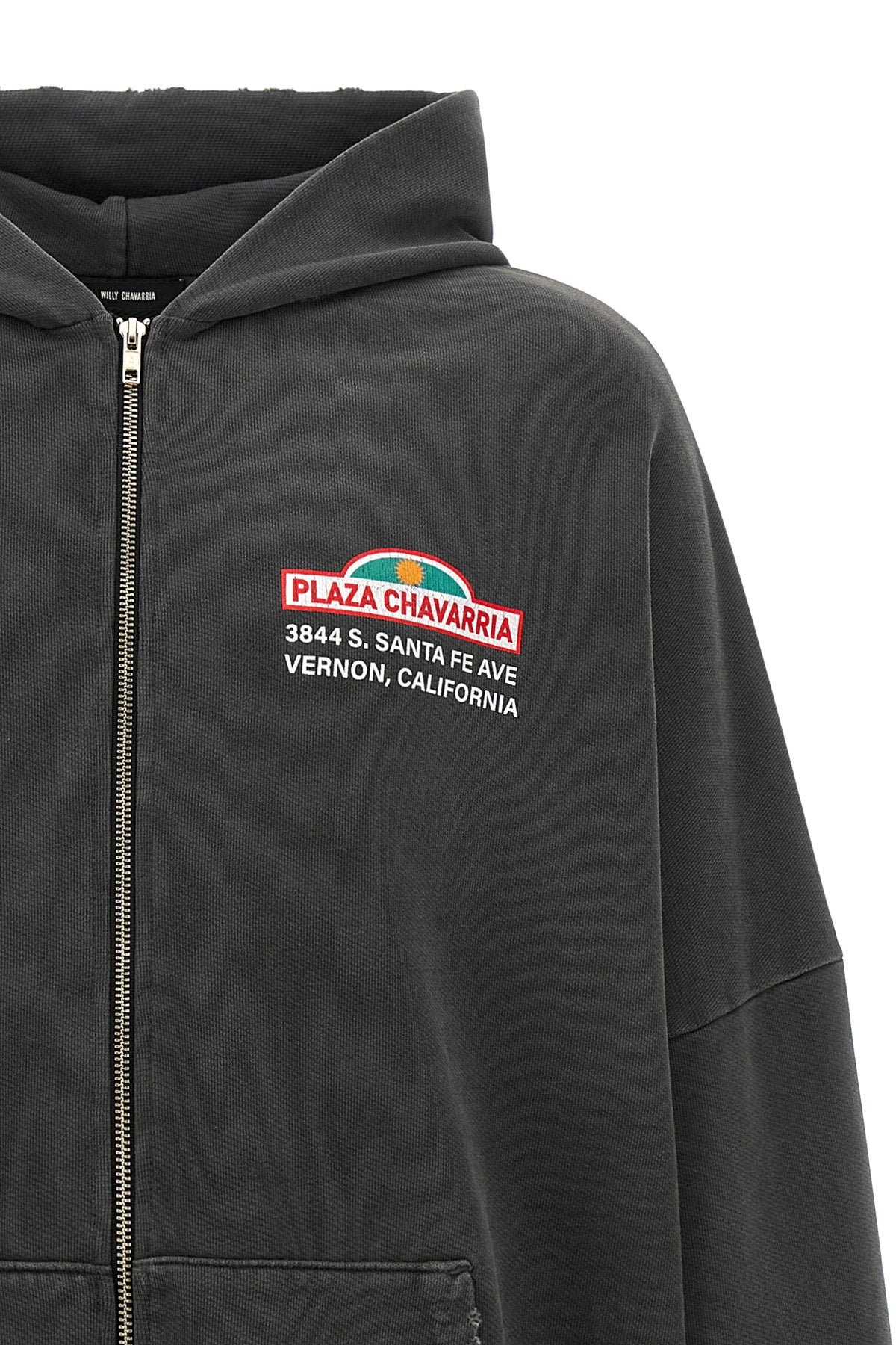 the willy chavarria plaza chavarria hooligan zip hoodie